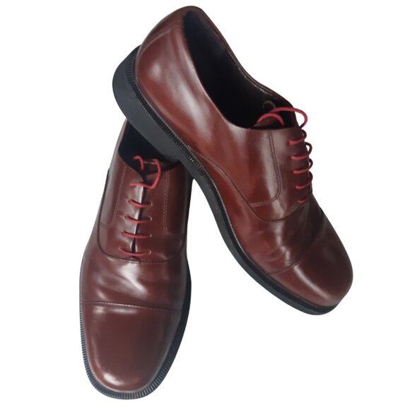 Rockport SZ 12D Men's Brown Cap Toe Oxfords w/ Rubber Sole - Picture 3 of 13